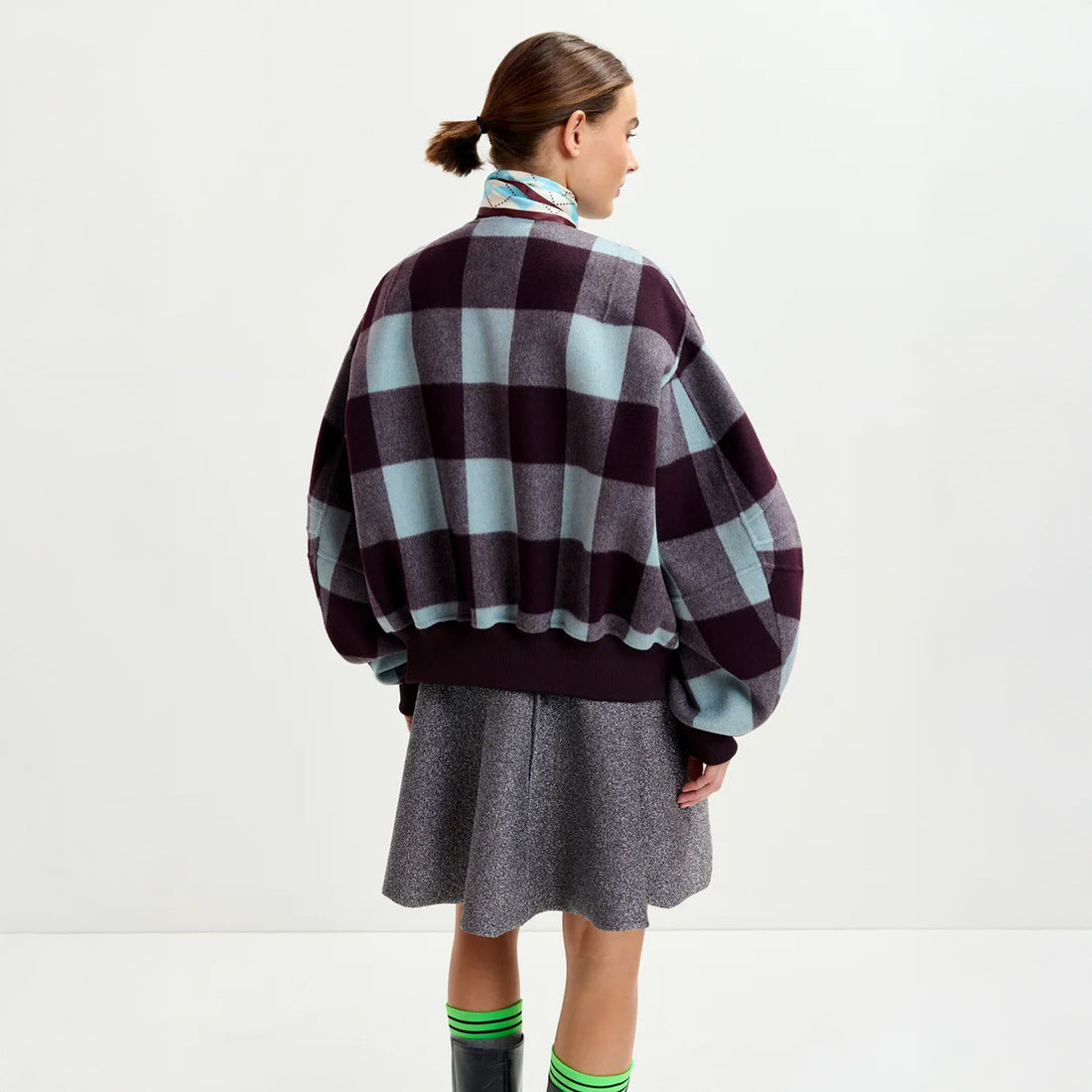 Iti Double Face Jacket - Teal Blue