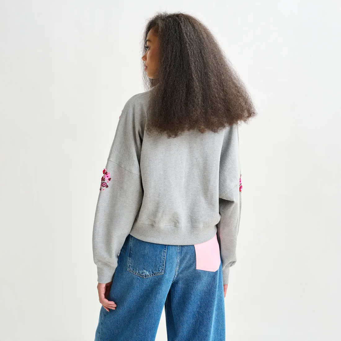 Itro Embroidered Sweat - Shadow