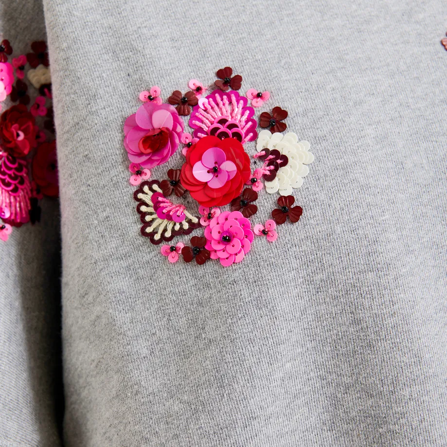 Itro Embroidered Sweat - Shadow