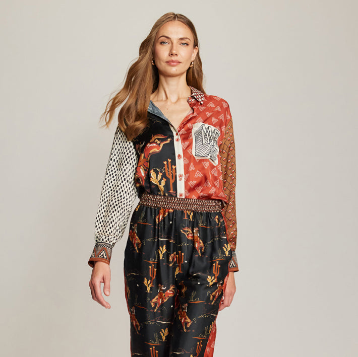 Isabel Printed Shirt - Rodeo