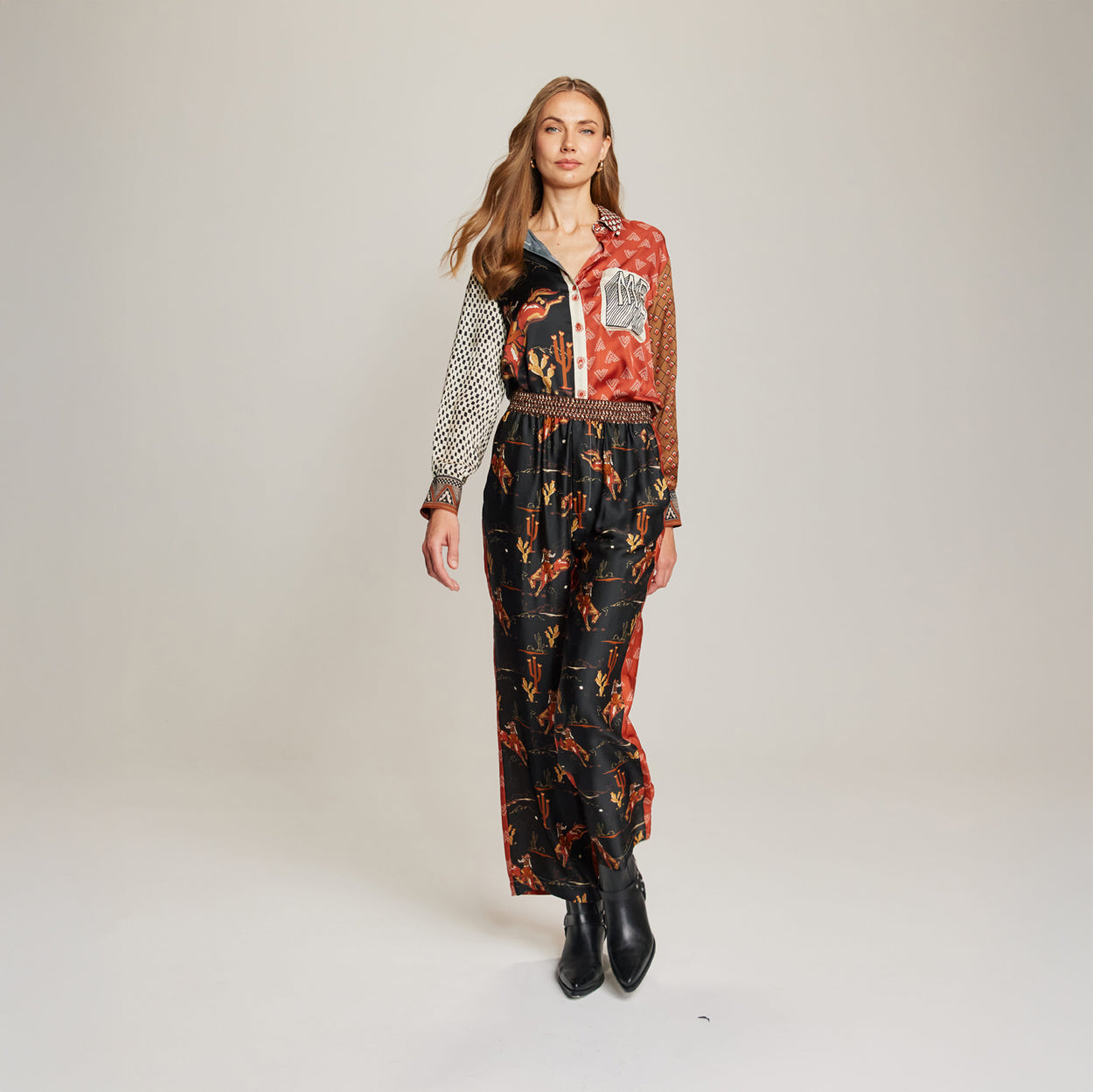 Isabel Printed Shirt - Rodeo