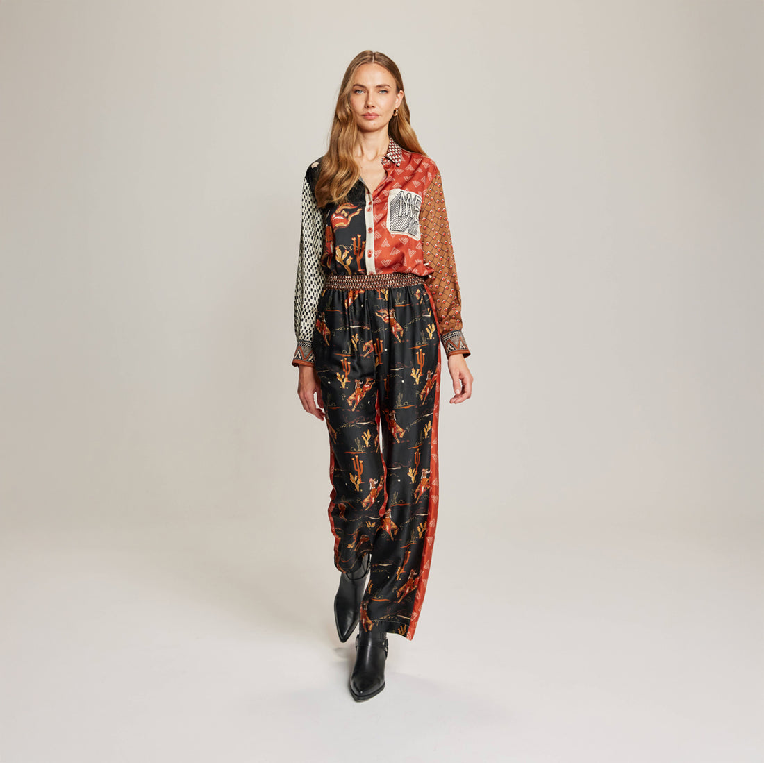 Isabel Printed Shirt - Rodeo