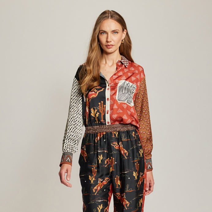 Isabel Printed Shirt - Rodeo