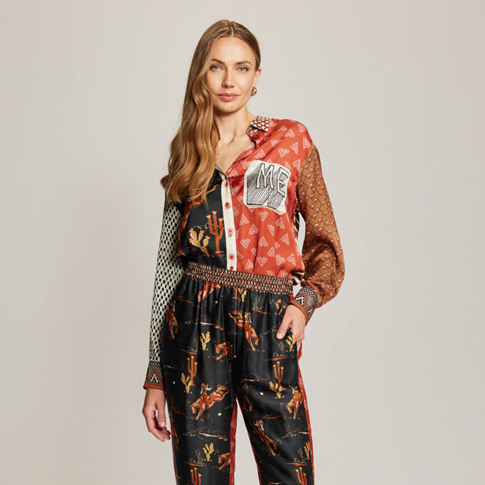 Isabel Printed Shirt - Rodeo