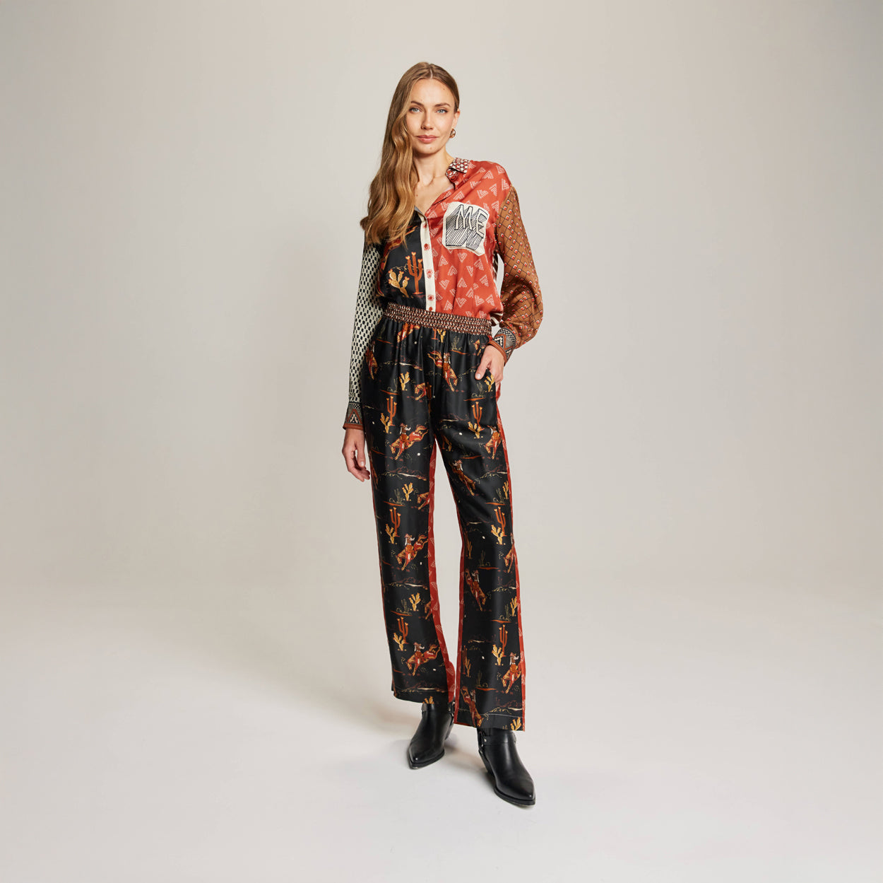 Isabel Printed Shirt - Rodeo