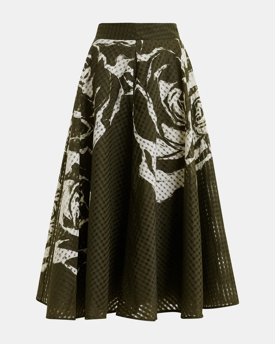 Jango Maxi Skirt - Olive Martini