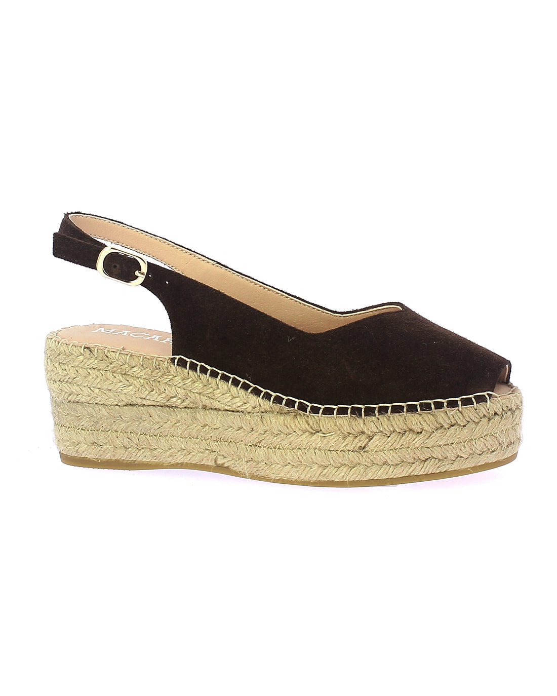 Sling Back Espadrille - Cafe Brown