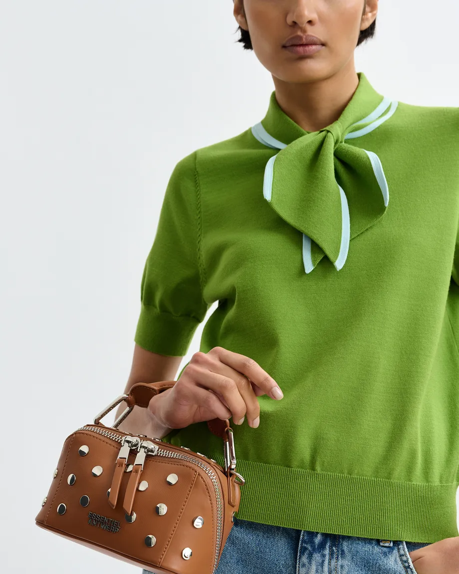 Jonda Contrast Colour Polo - Spirulina Green