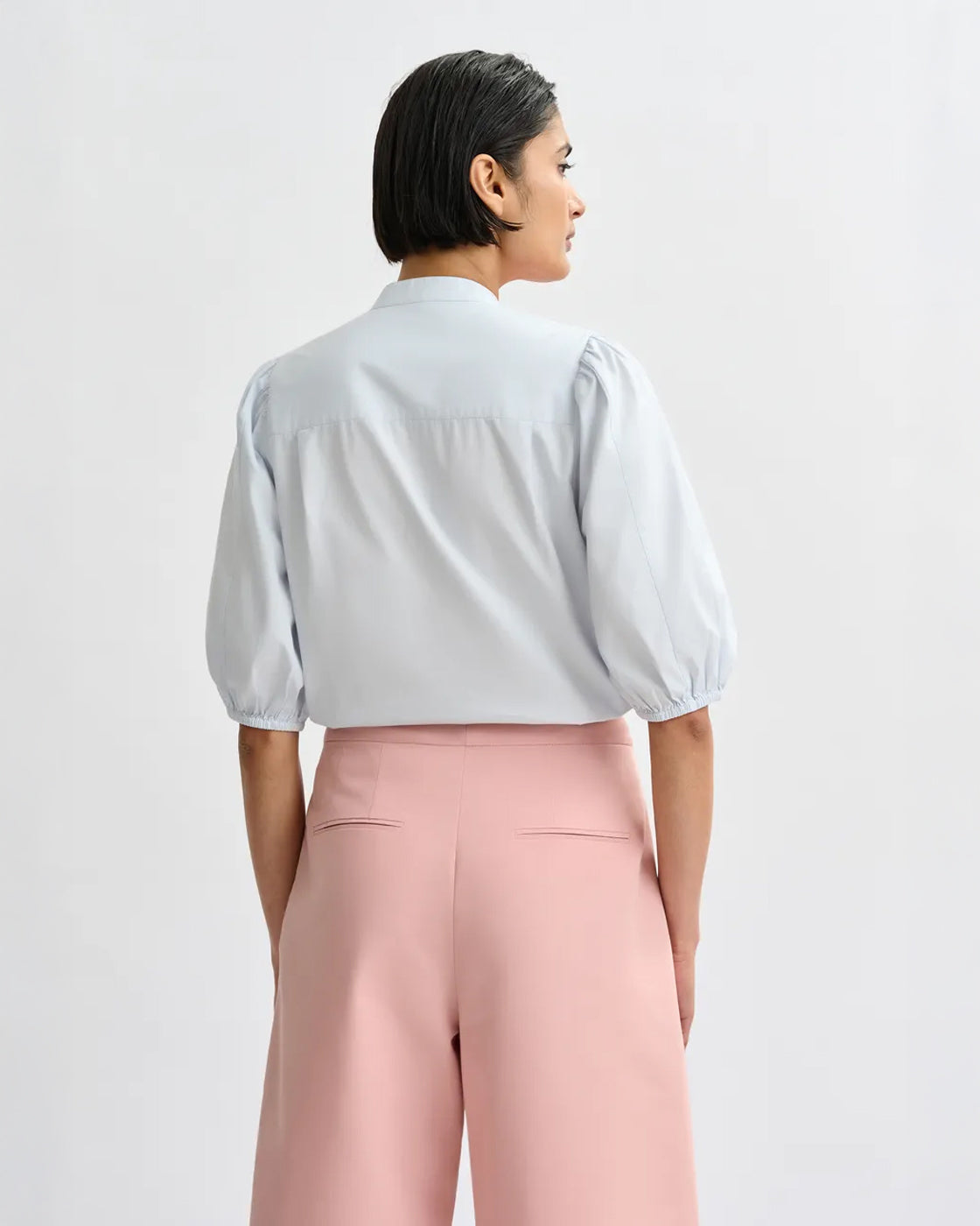 Jorja Applique Flower Shirt - Lake View