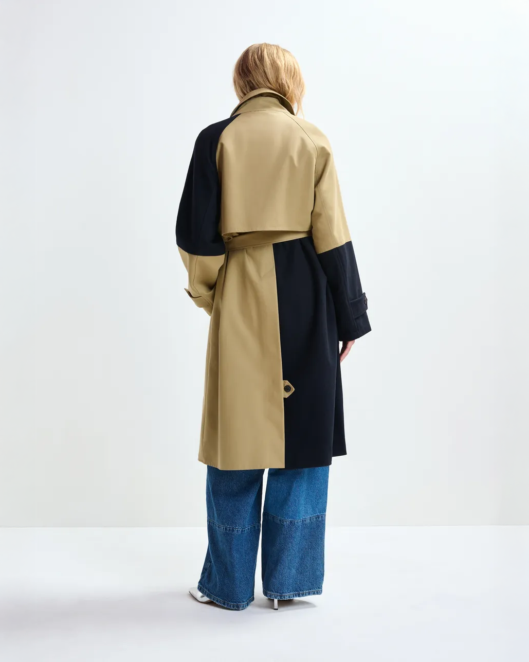 Just Patchwork Trenchcoat - Gingerbread