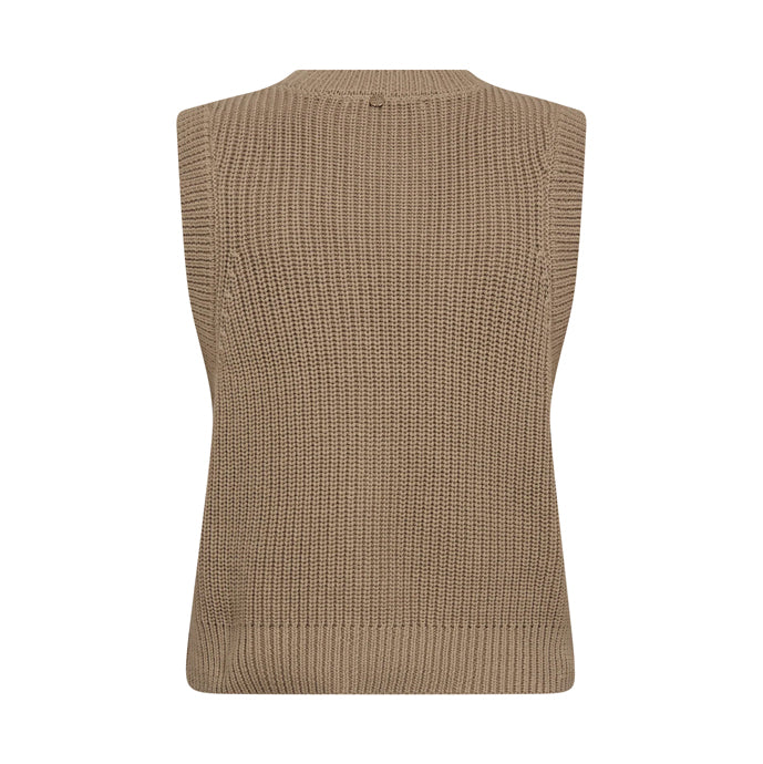 Kirby Knit Vest - Savannah Tan