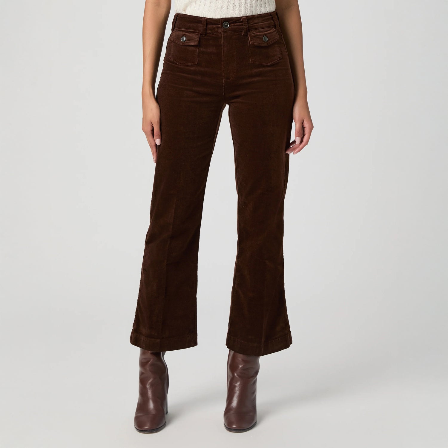 Leenah Ankle with Mini Patch Pockets - Chicory Coffee