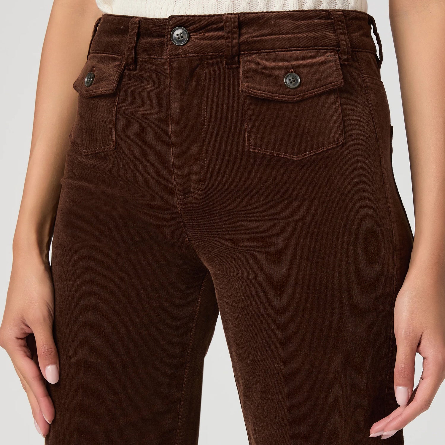 Leenah Ankle with Mini Patch Pockets - Chicory Coffee