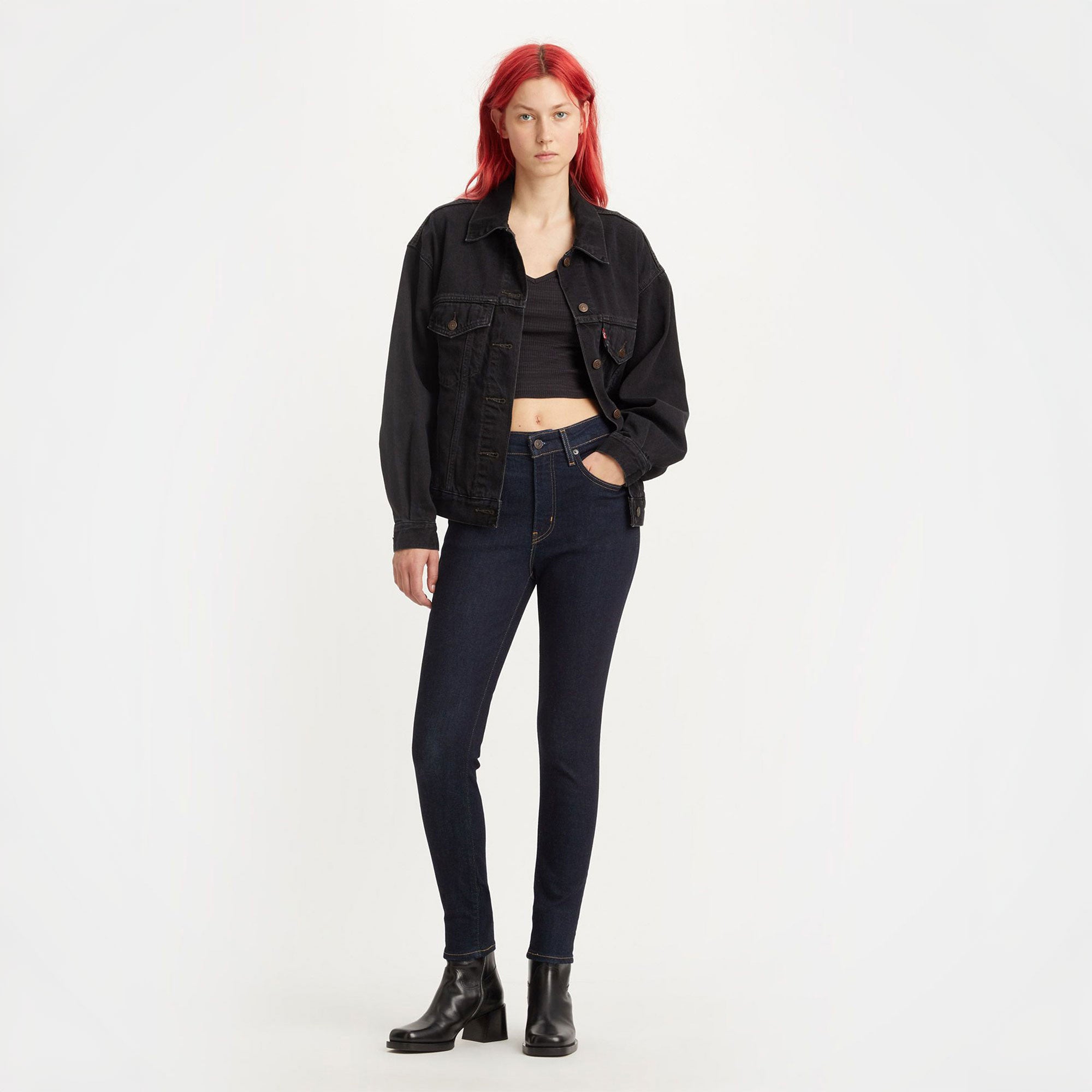 Cavells Levis 721 High Rise Skinny in Blue Wave Rinse