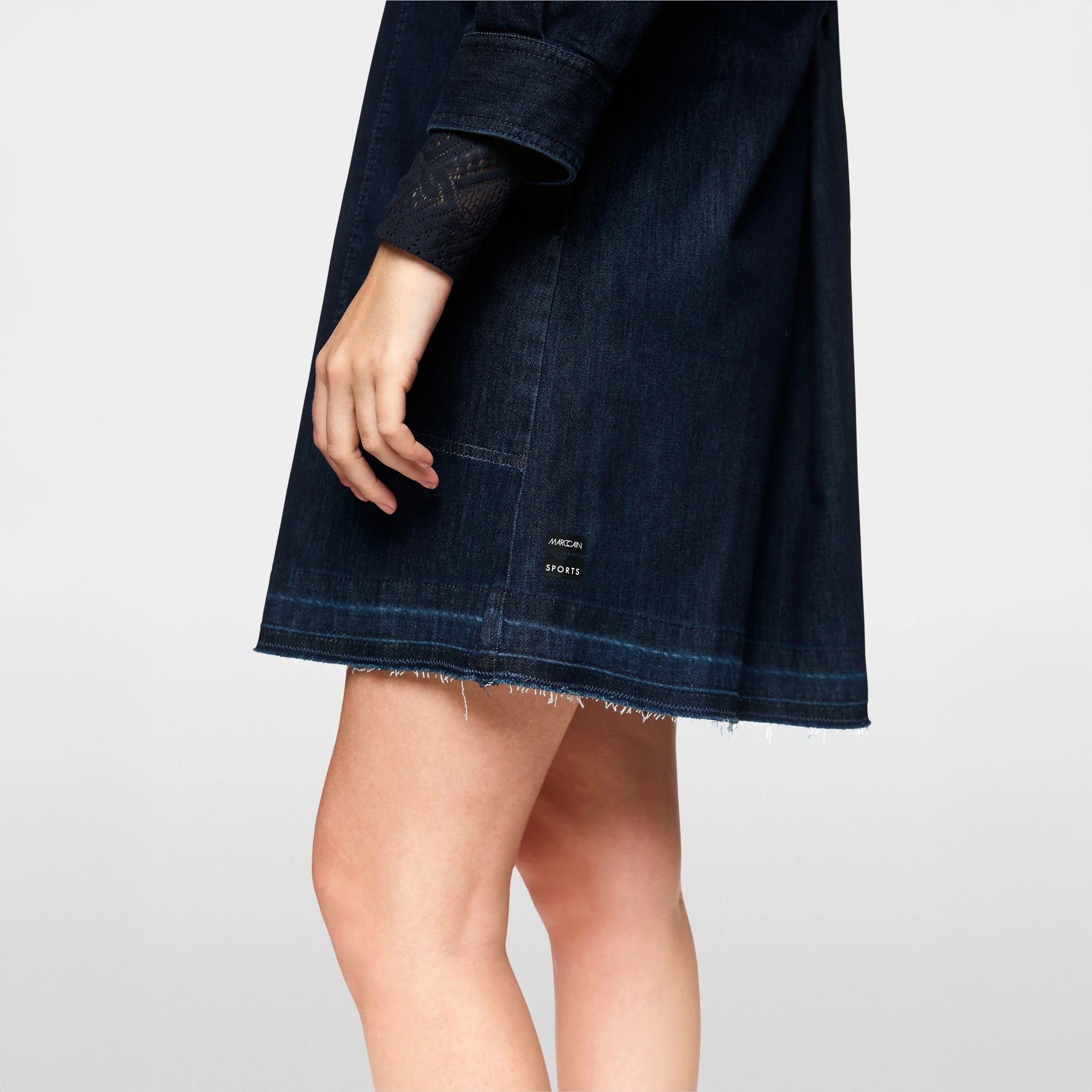 Long Denim Dress/Shirt - Vintage Indigo