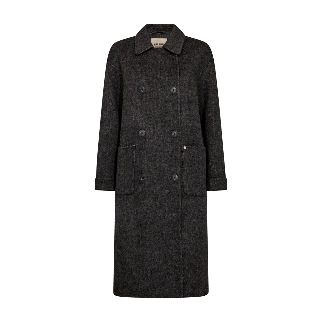Lucca Barkley Wool Coat - Phantom