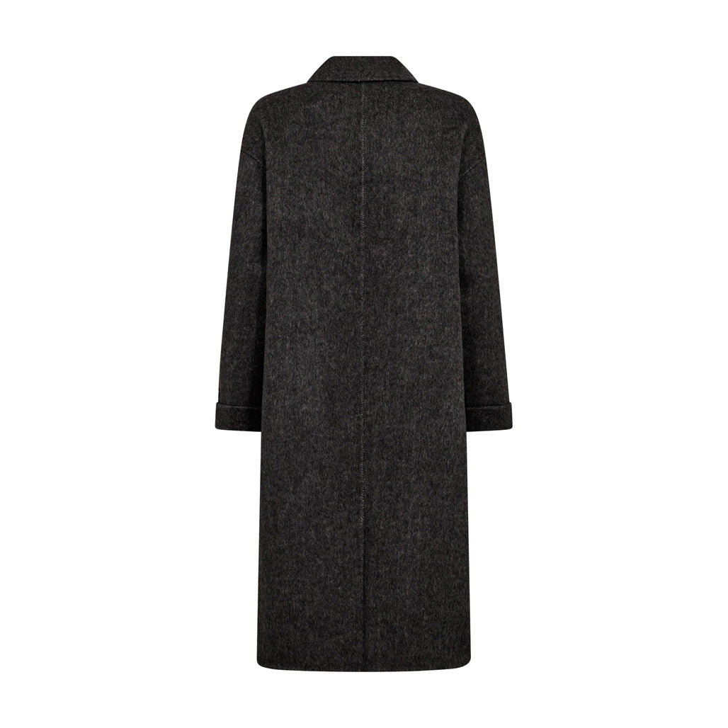 Lucca Barkley Wool Coat - Phantom