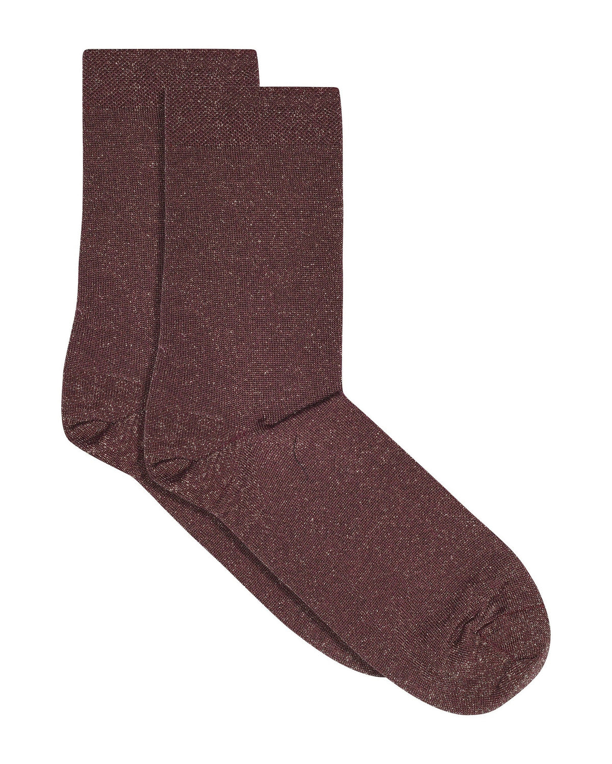 Lucinda Glitter Socks - Grape Skin