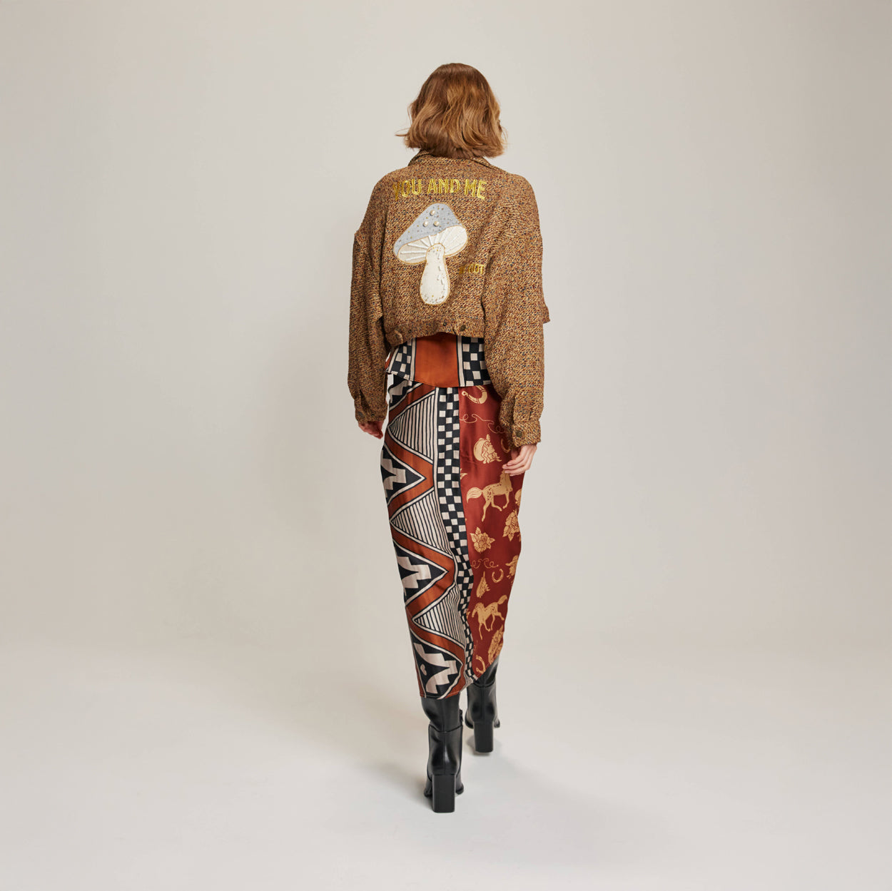 Luna Tie Front Skirt - Rodeo