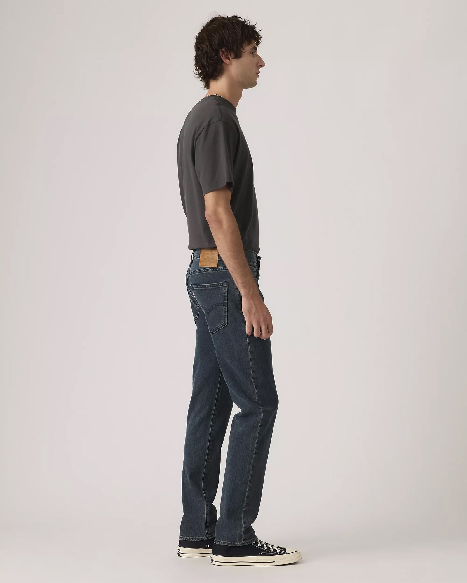 502 Taper Trousers - Blue Aria