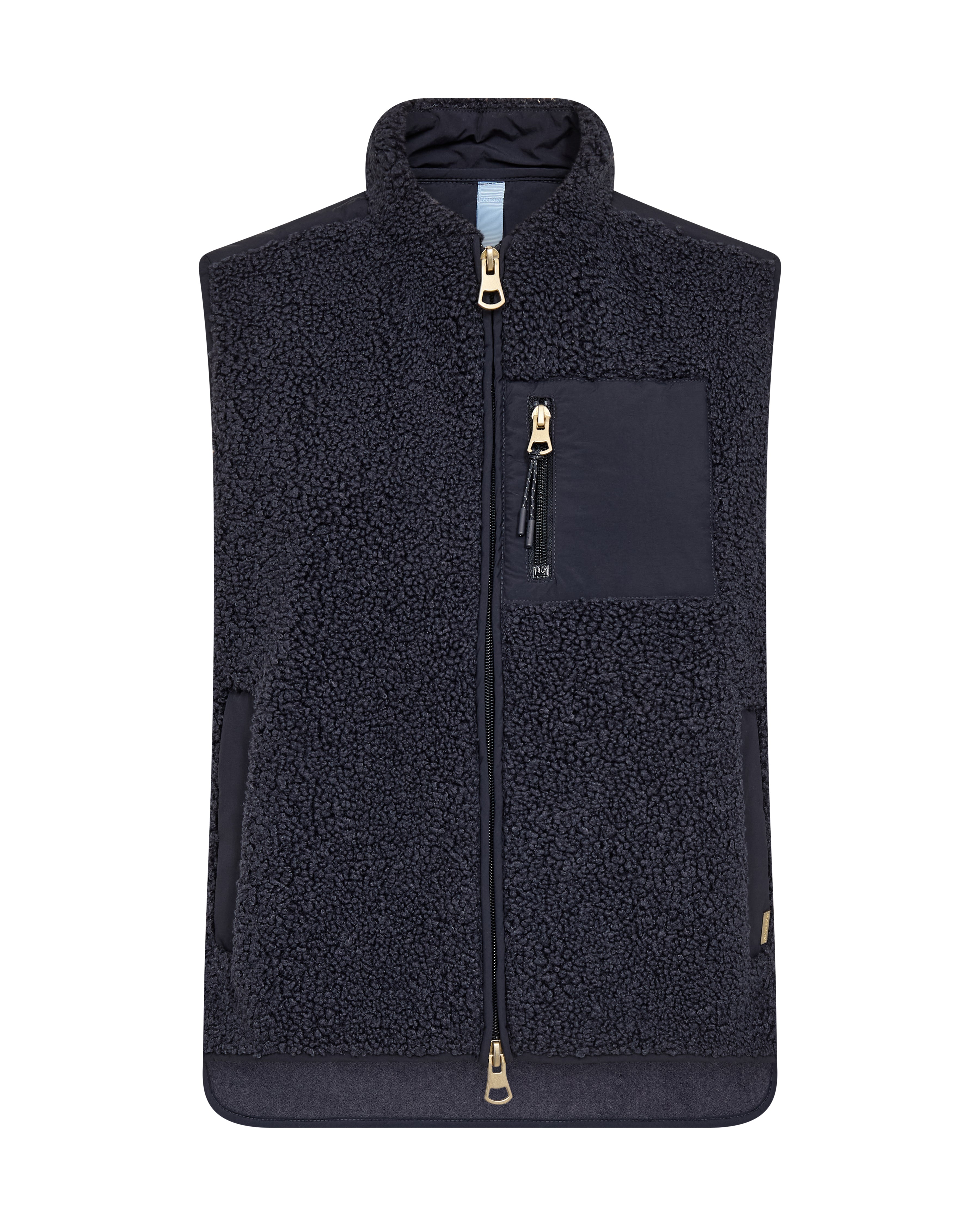 Rowe Eli Teddy Vest - Salute Navy