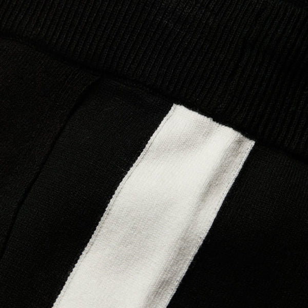 Macy Knitted Joggers - Black