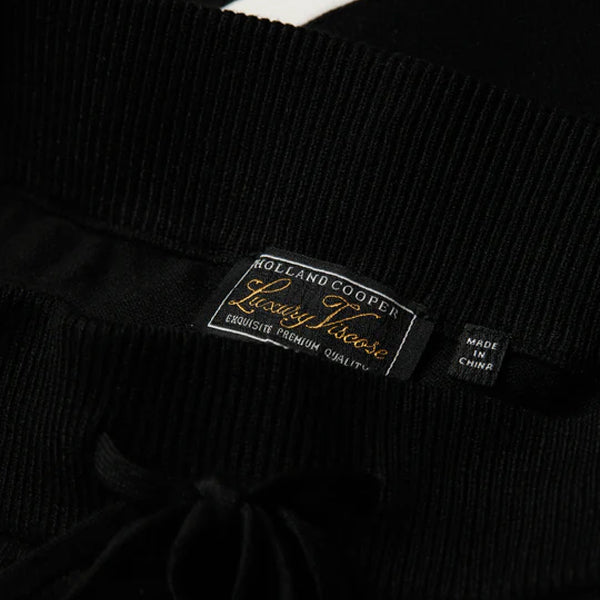 Macy Knitted Joggers - Black