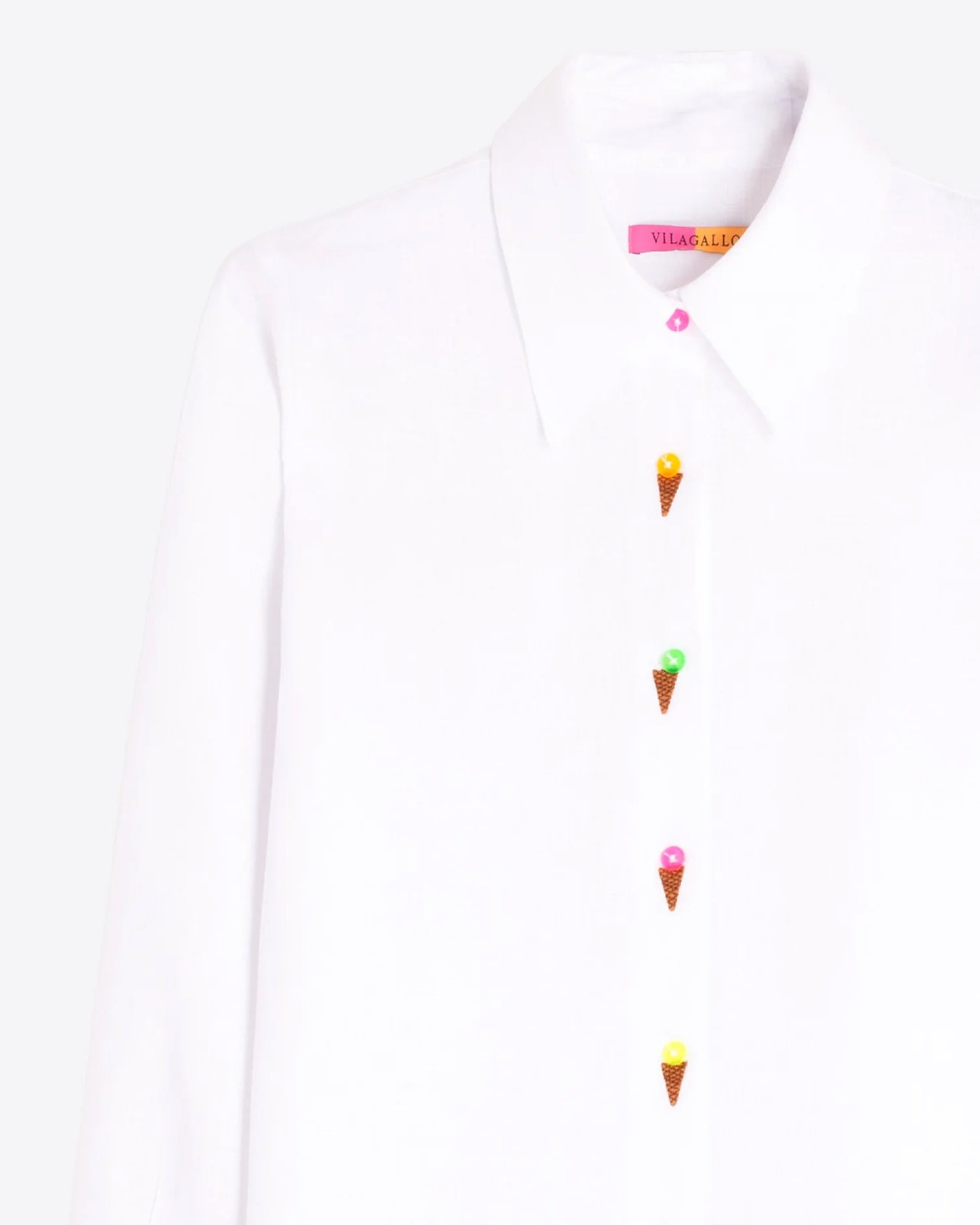 Mafalda Ice Cream Shirt - White