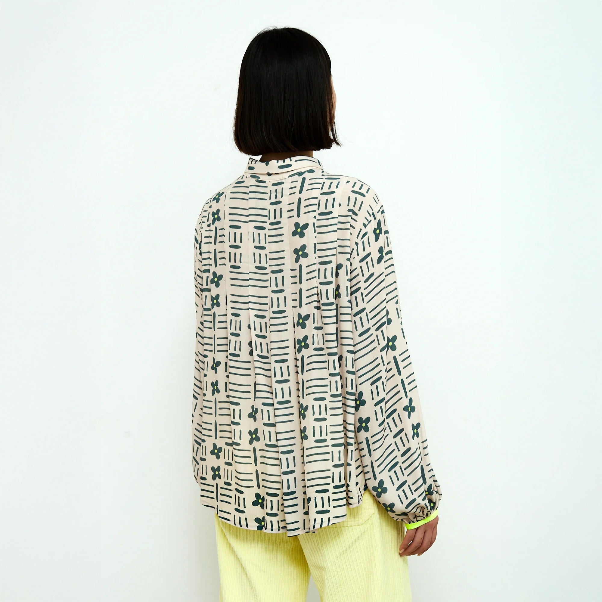 Magia Print Shirt - Beige Khaki