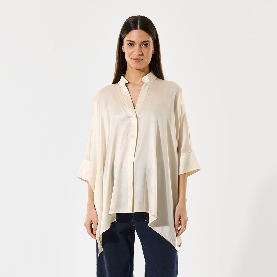 Mandy Blouse - Porcelain