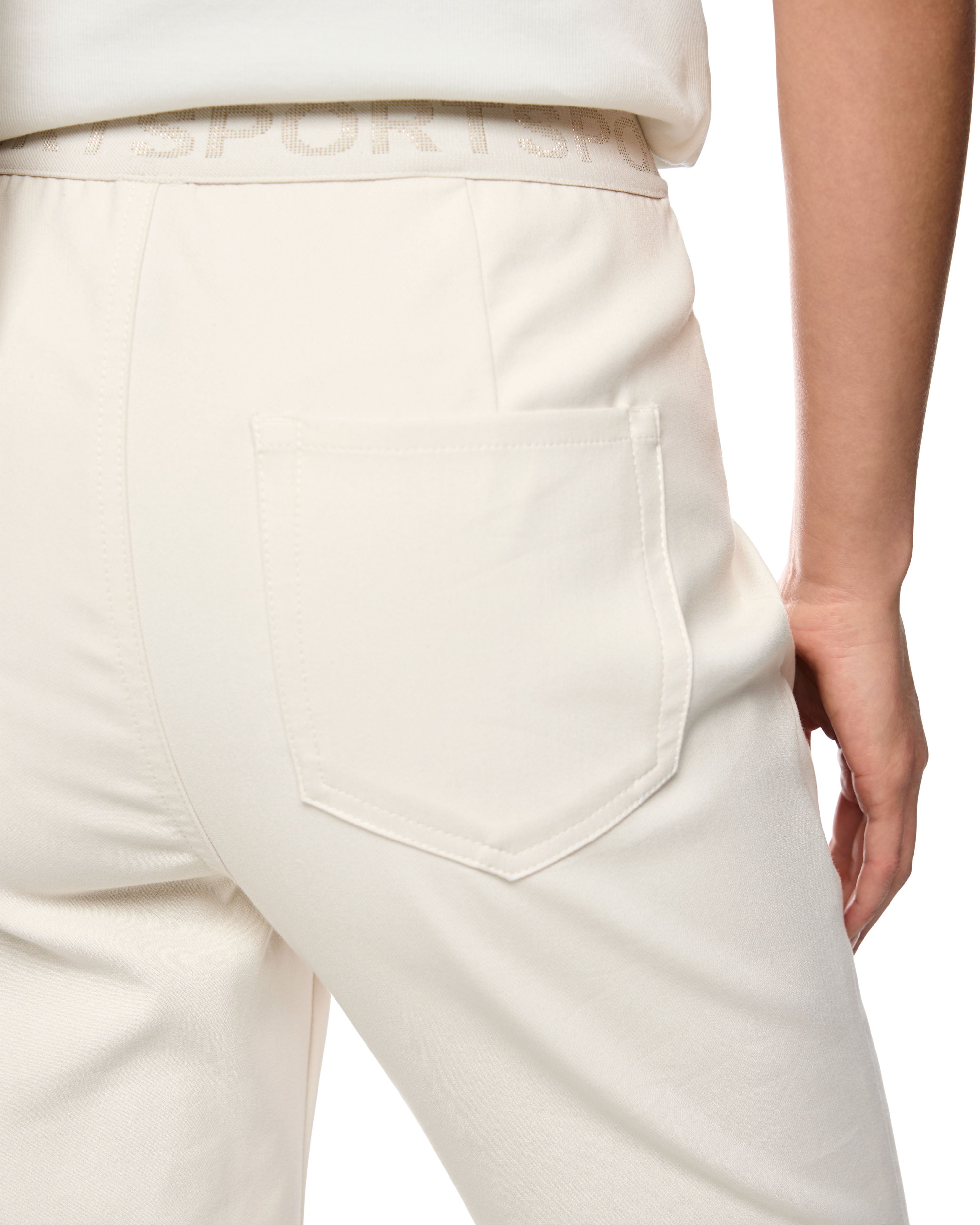 Pull On Siena Trouser - Cream