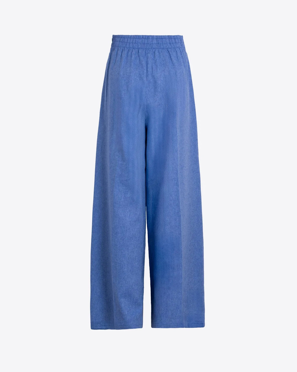 Marian Pleat Front Trousers - Blue