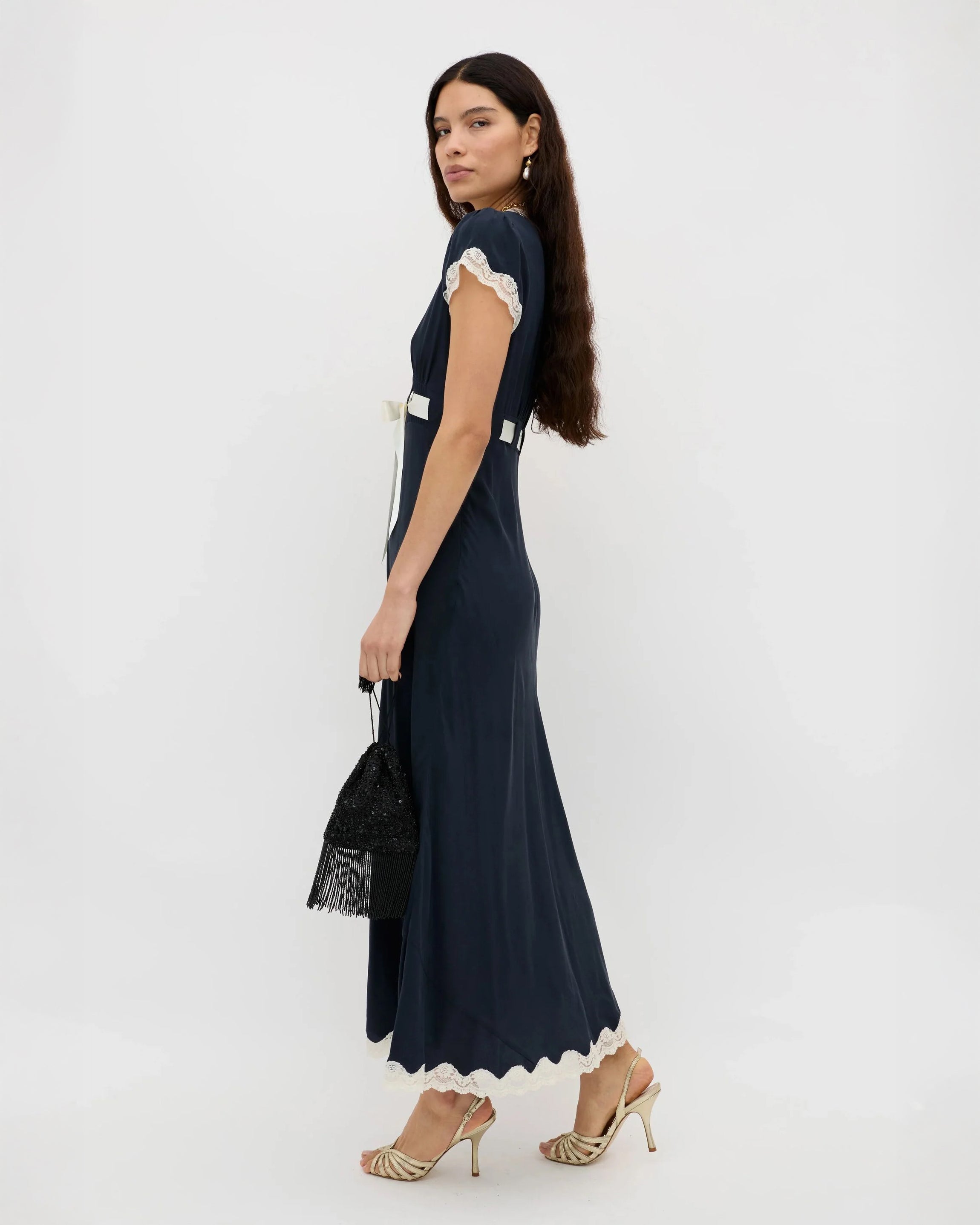 Marlice Dress - Deep Navy