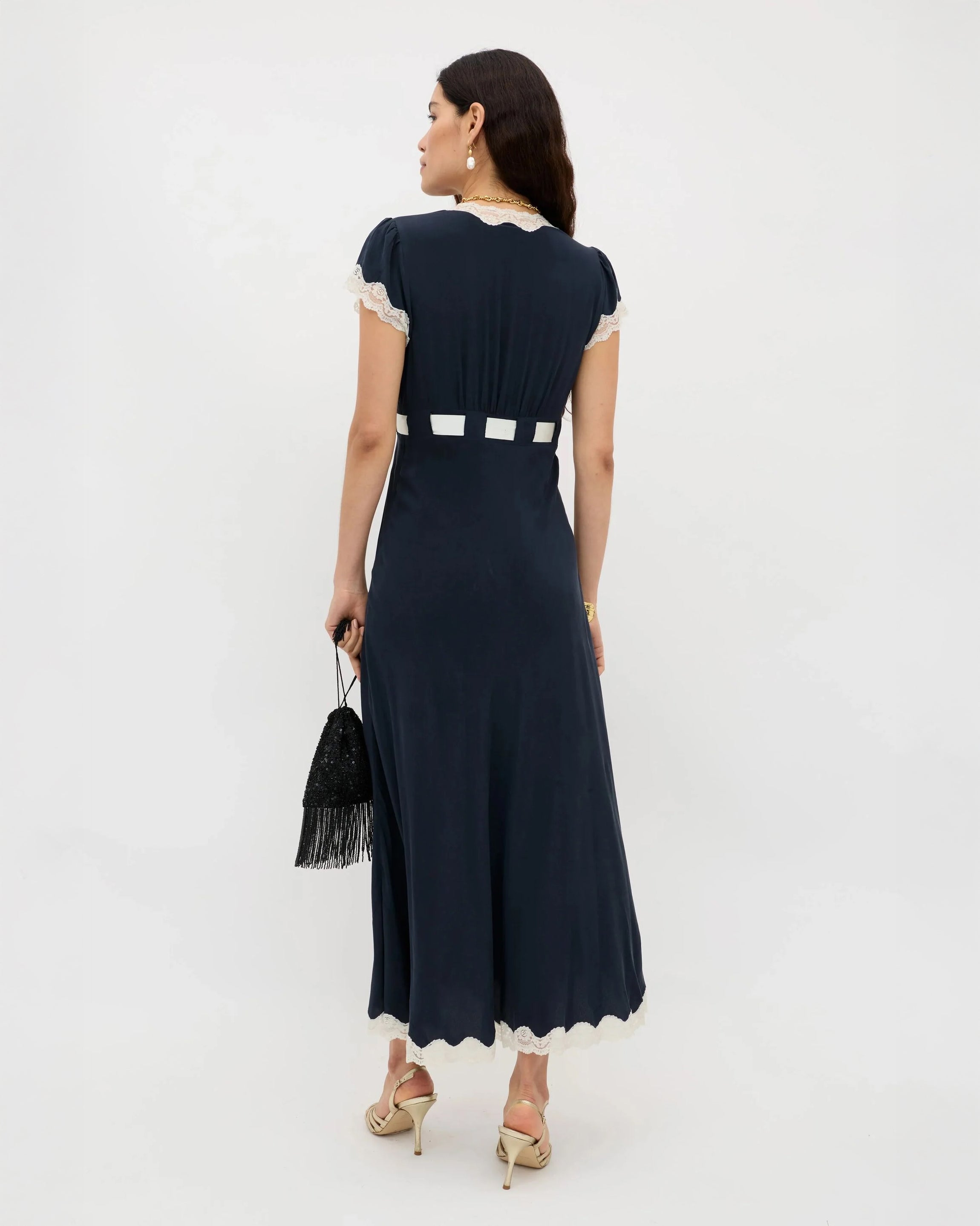 Marlice Dress - Deep Navy