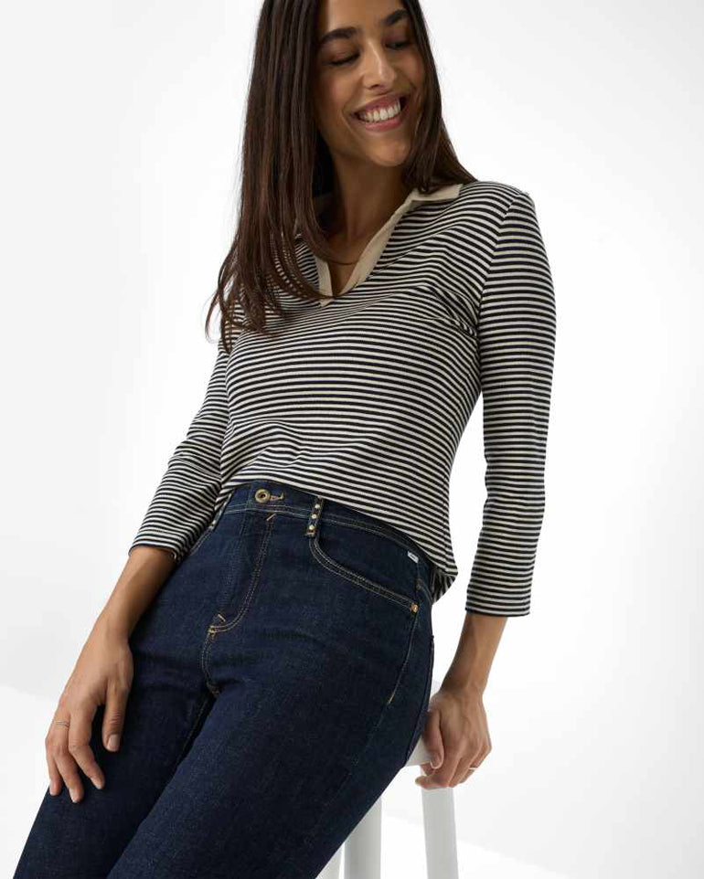 Mary Trousers - Clean Dark Blue