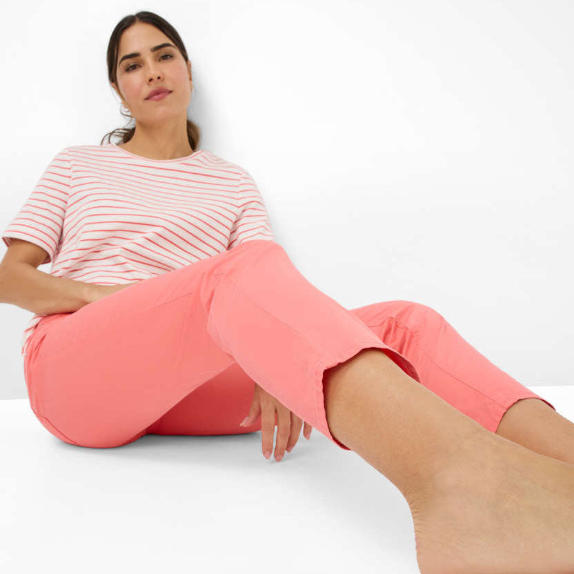 Mary S 5 Pocket Trouser - Watermelon