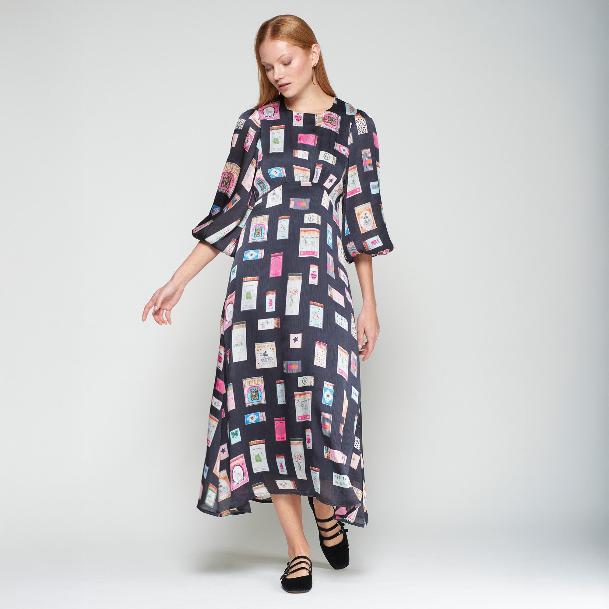Match Box Dress - Black