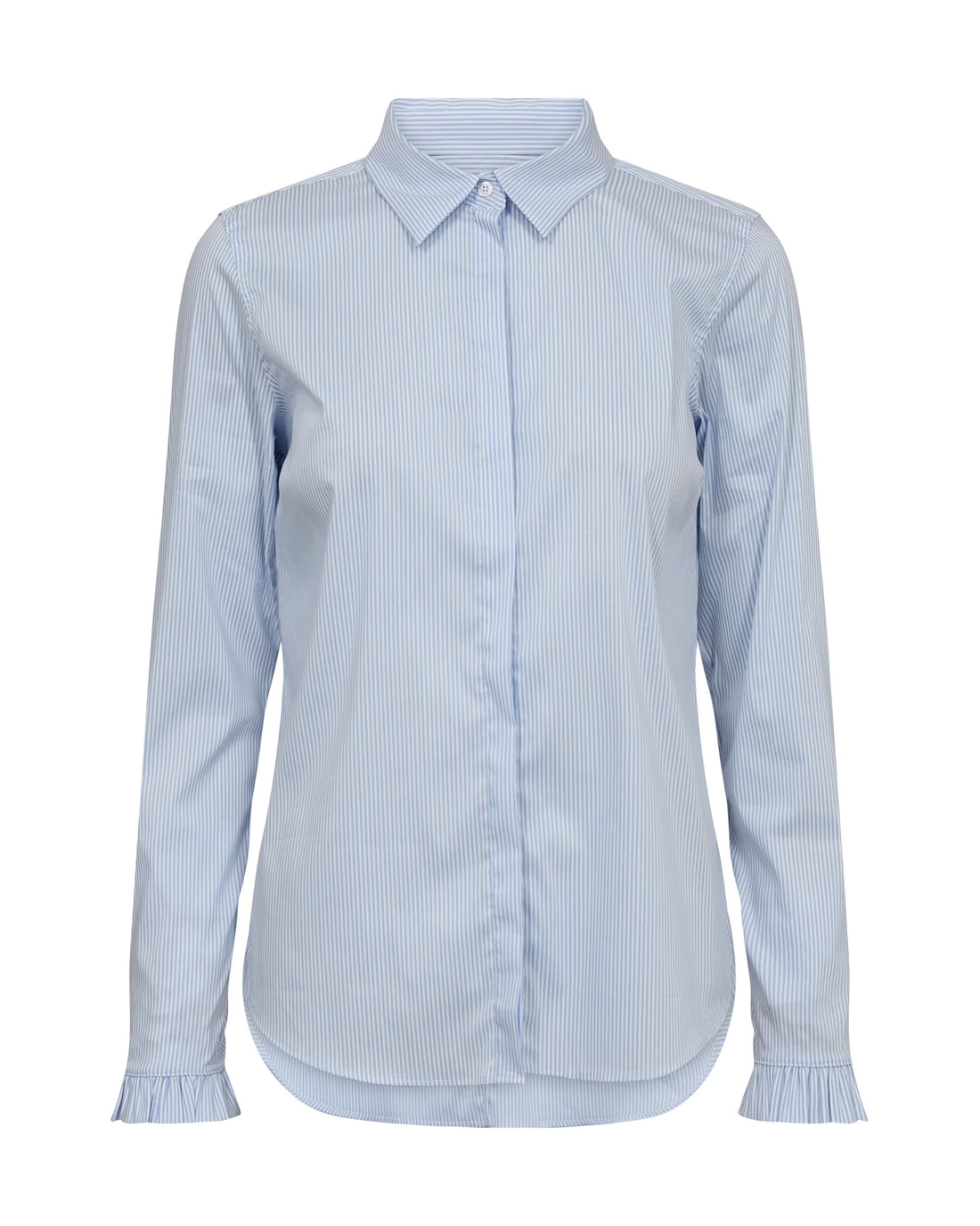 Mattie Flip Stripe Shirt - Light Blue