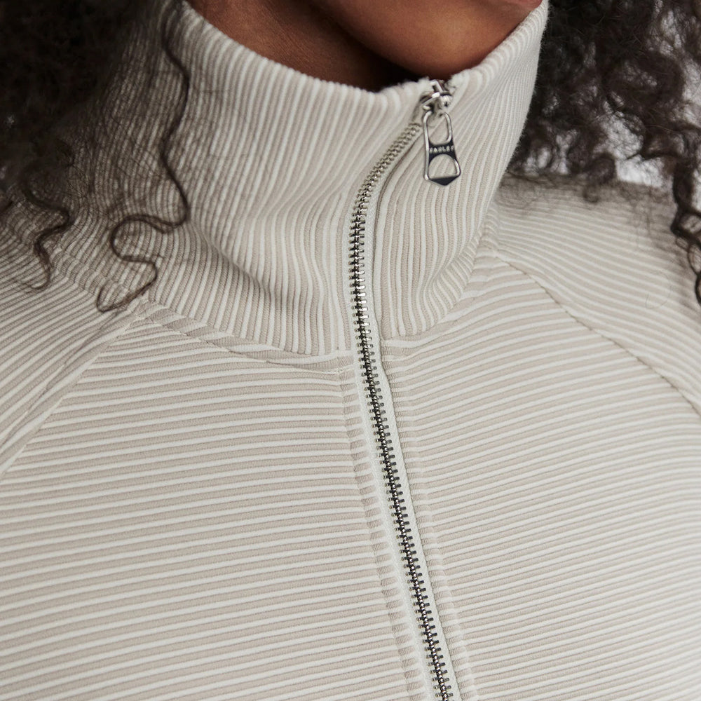 Milano Half Zip Sweat 2.0 - Silver Grey/Snow White