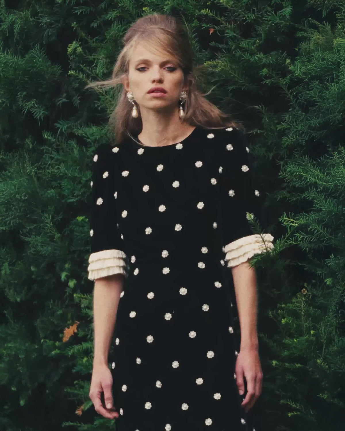 Milly Pearl Dress - Black