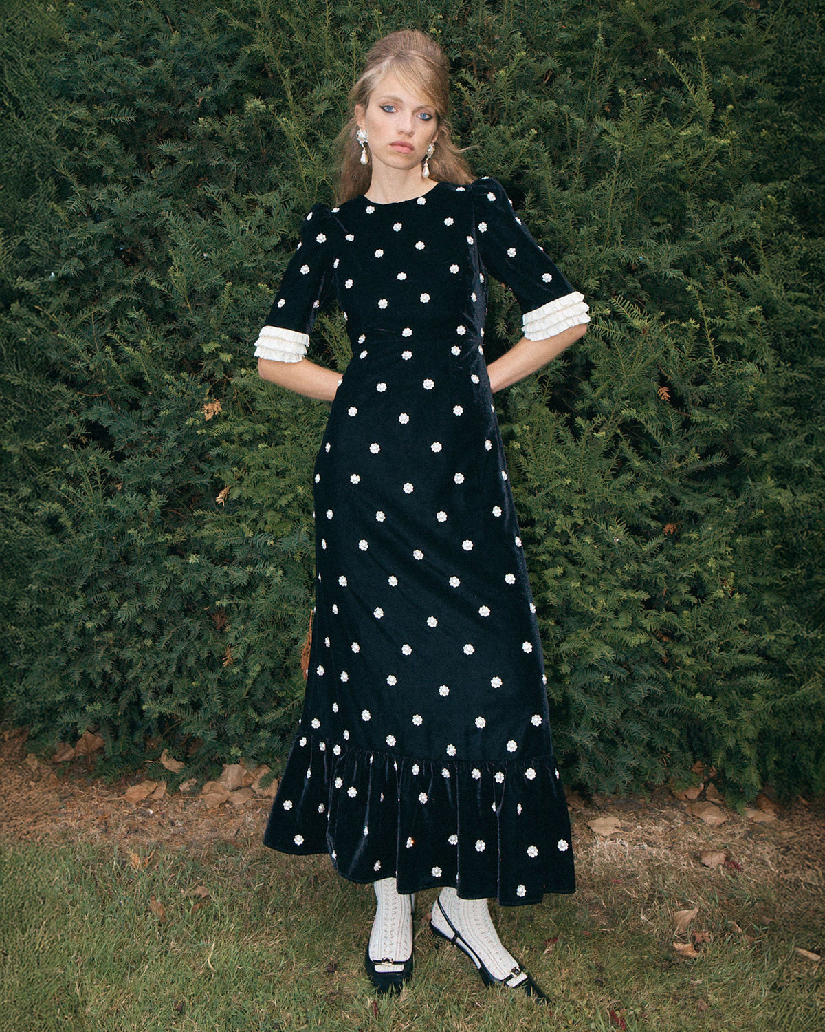 Milly Pearl Dress - Black