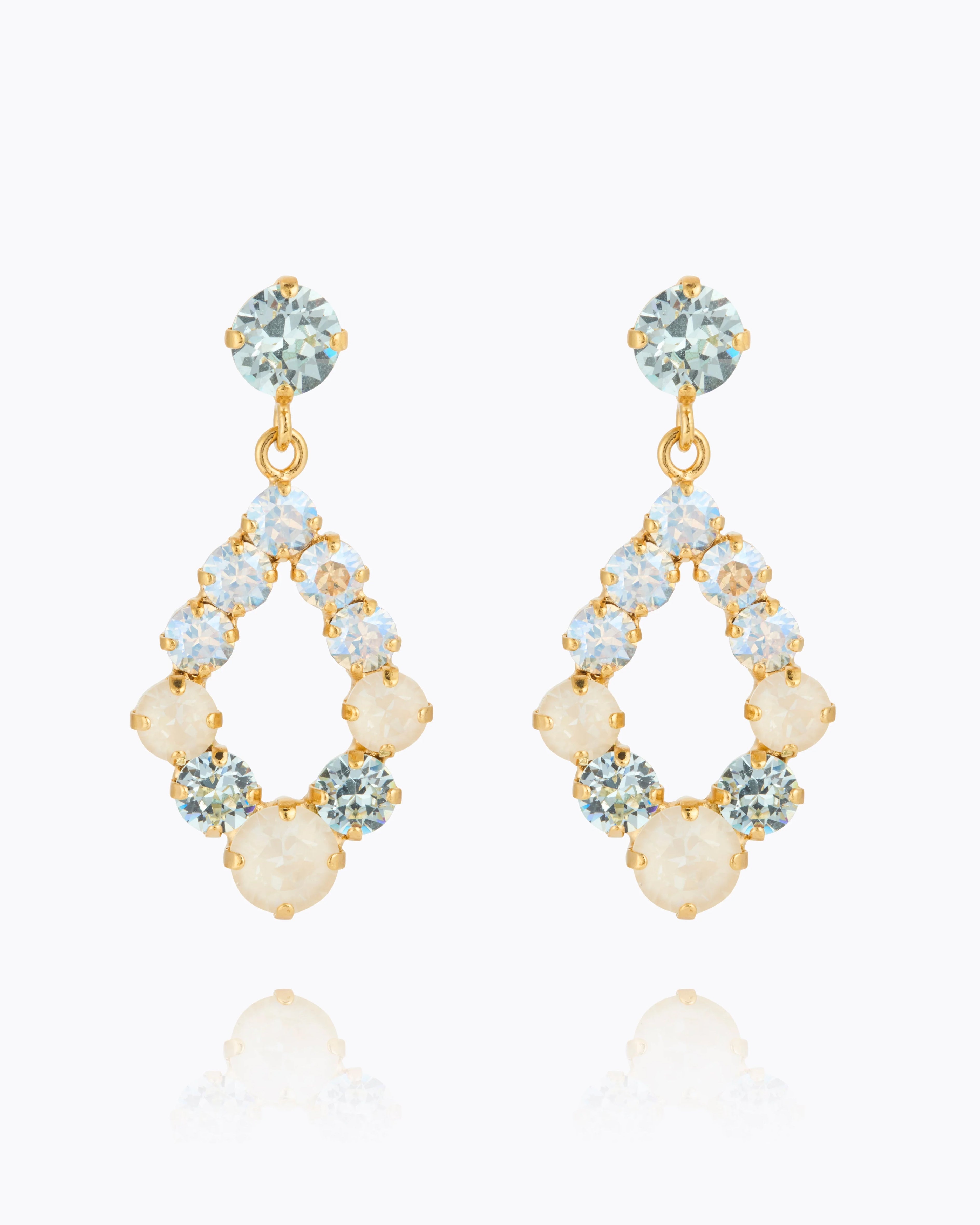 Mini Delia Earrings Gold - Azore Combo