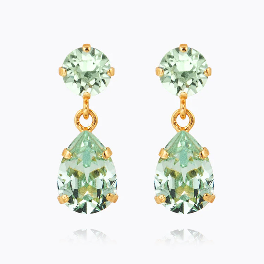 Mini Drop Earrings Gold - Chrysolite