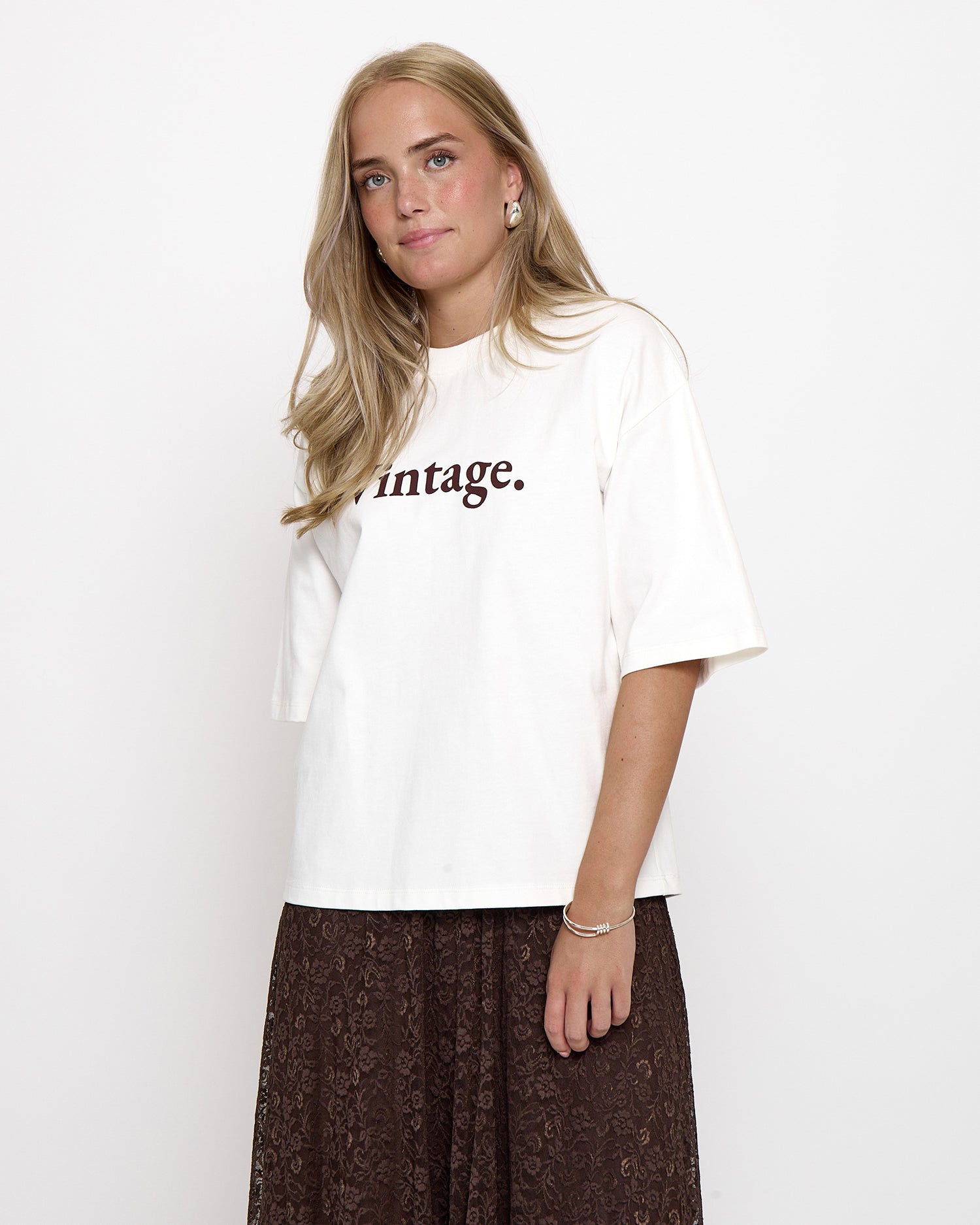 Sabine T-Shirt - Cloud Dancer