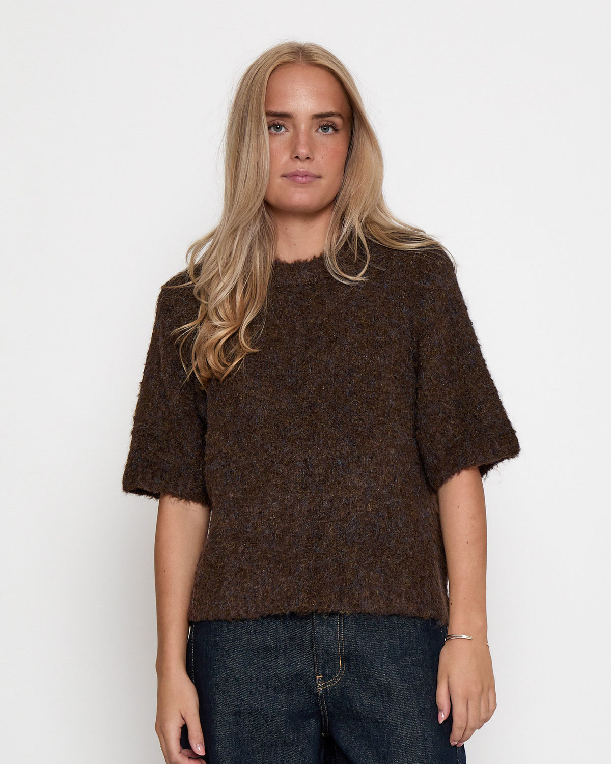 Margrethe Grs Rws Knit T-Shirt - Tiramisu