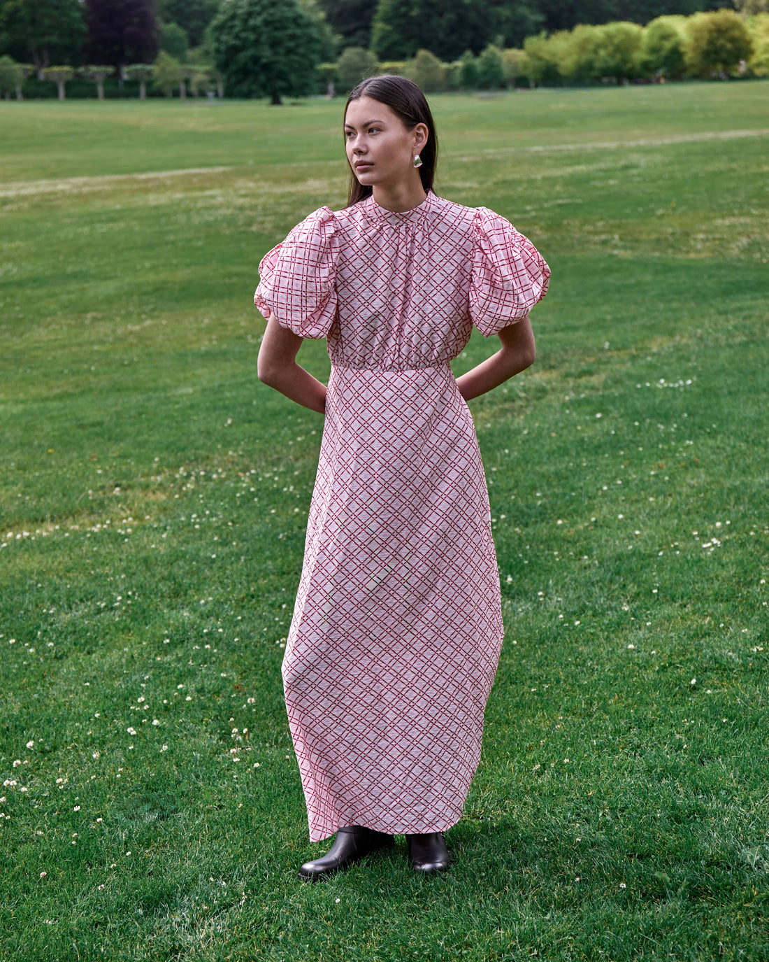 Selvine Maxi Dress - Prism Pink Print