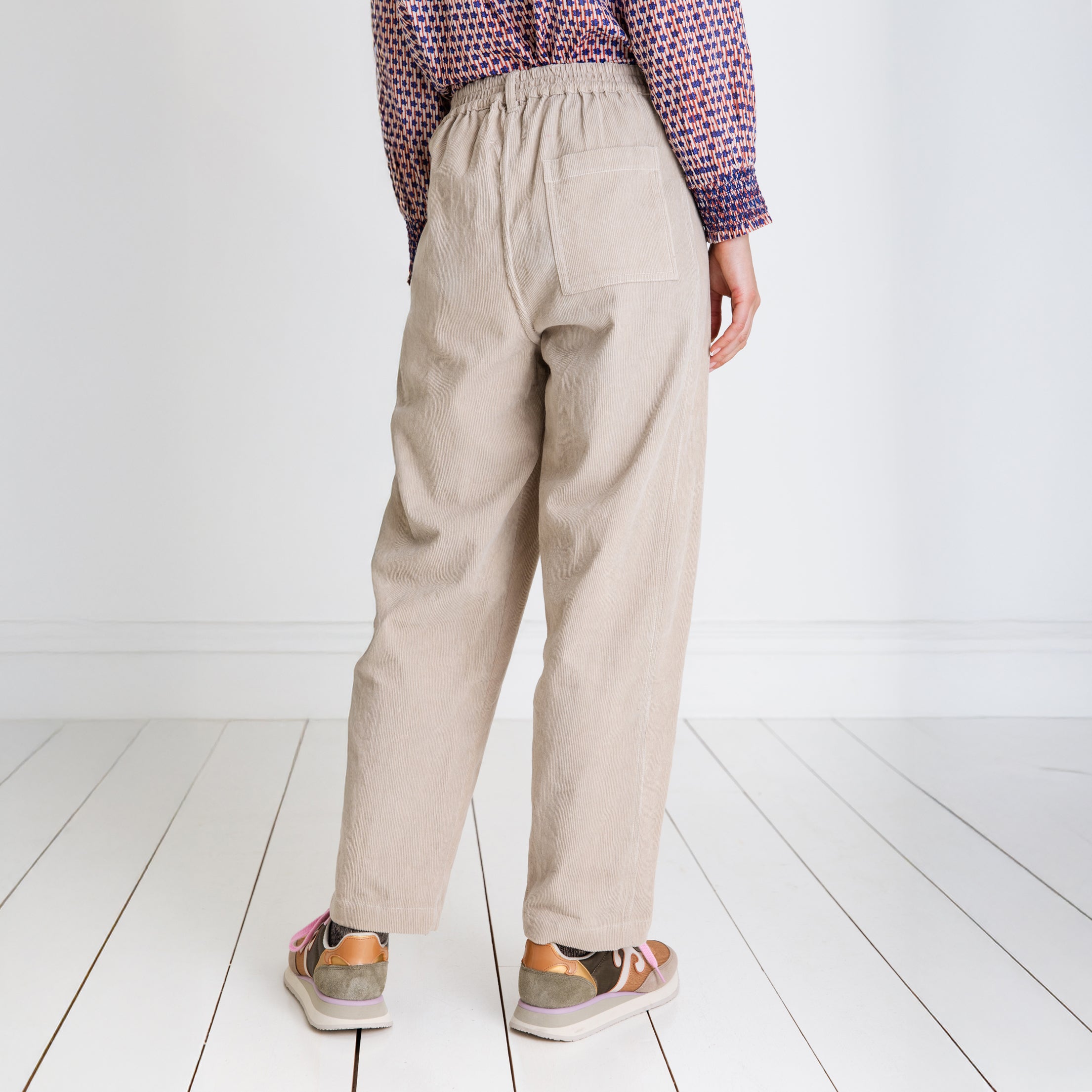 Nova Cord Trouser - Ecru