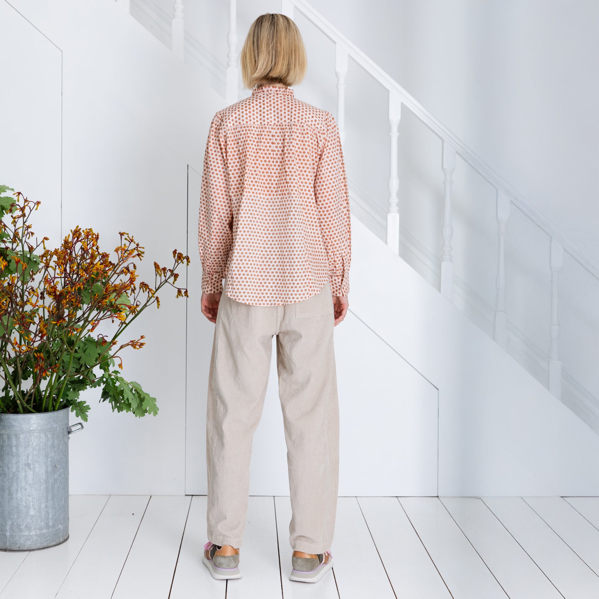 Nova Cord Trouser - Ecru