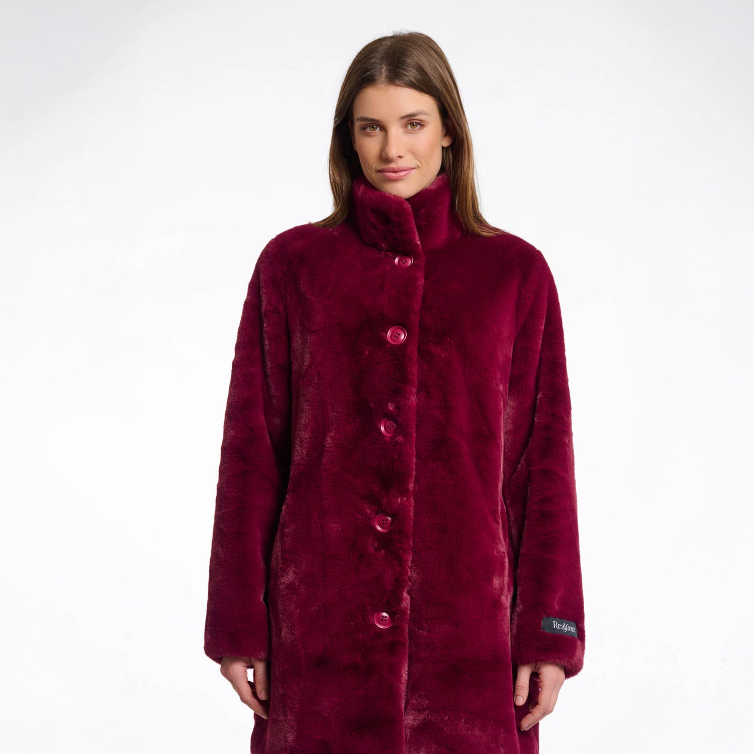 Nonna Single Breasted Coat - Sugar Plum