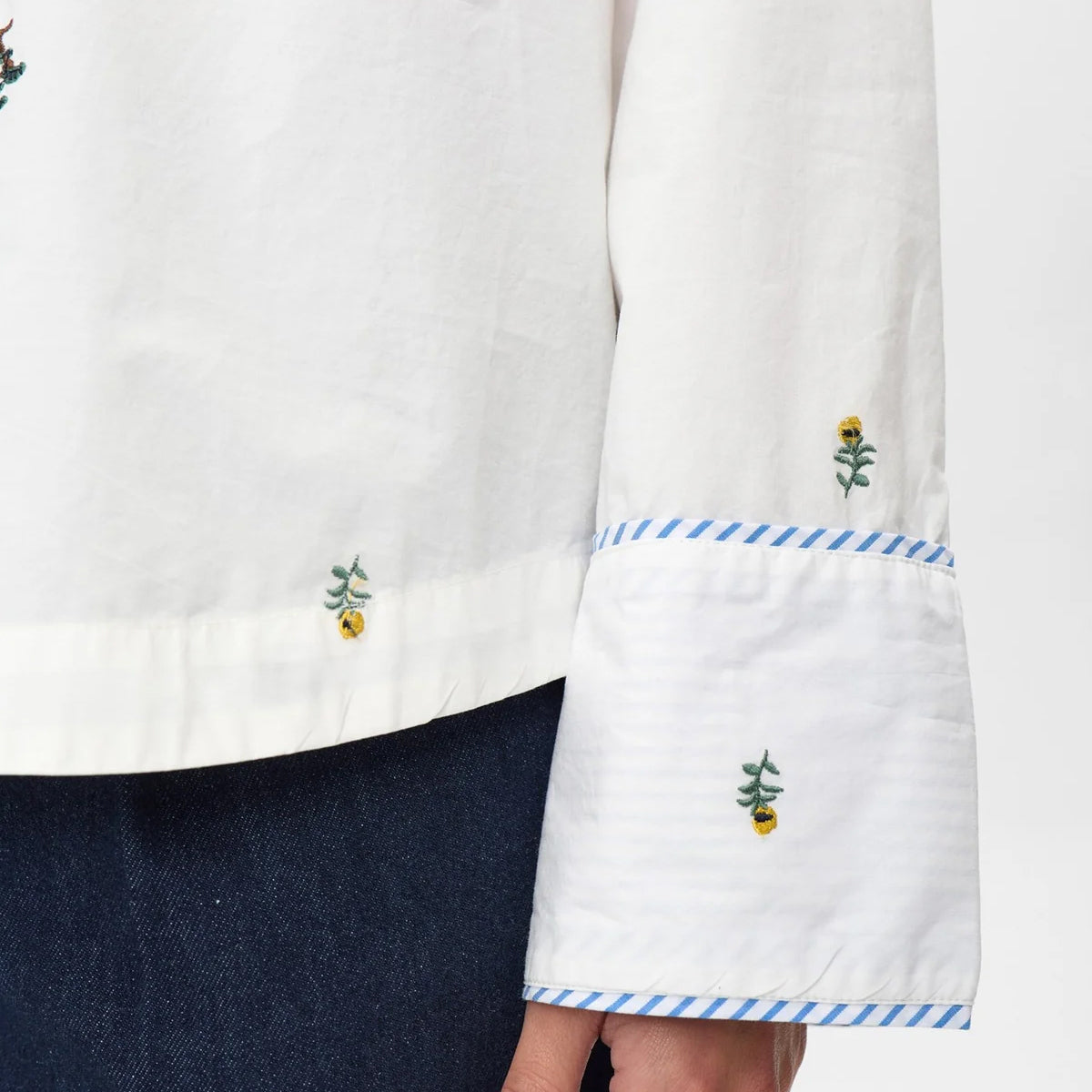 Nuchiro Boxy Shirt - Cloud Dancer